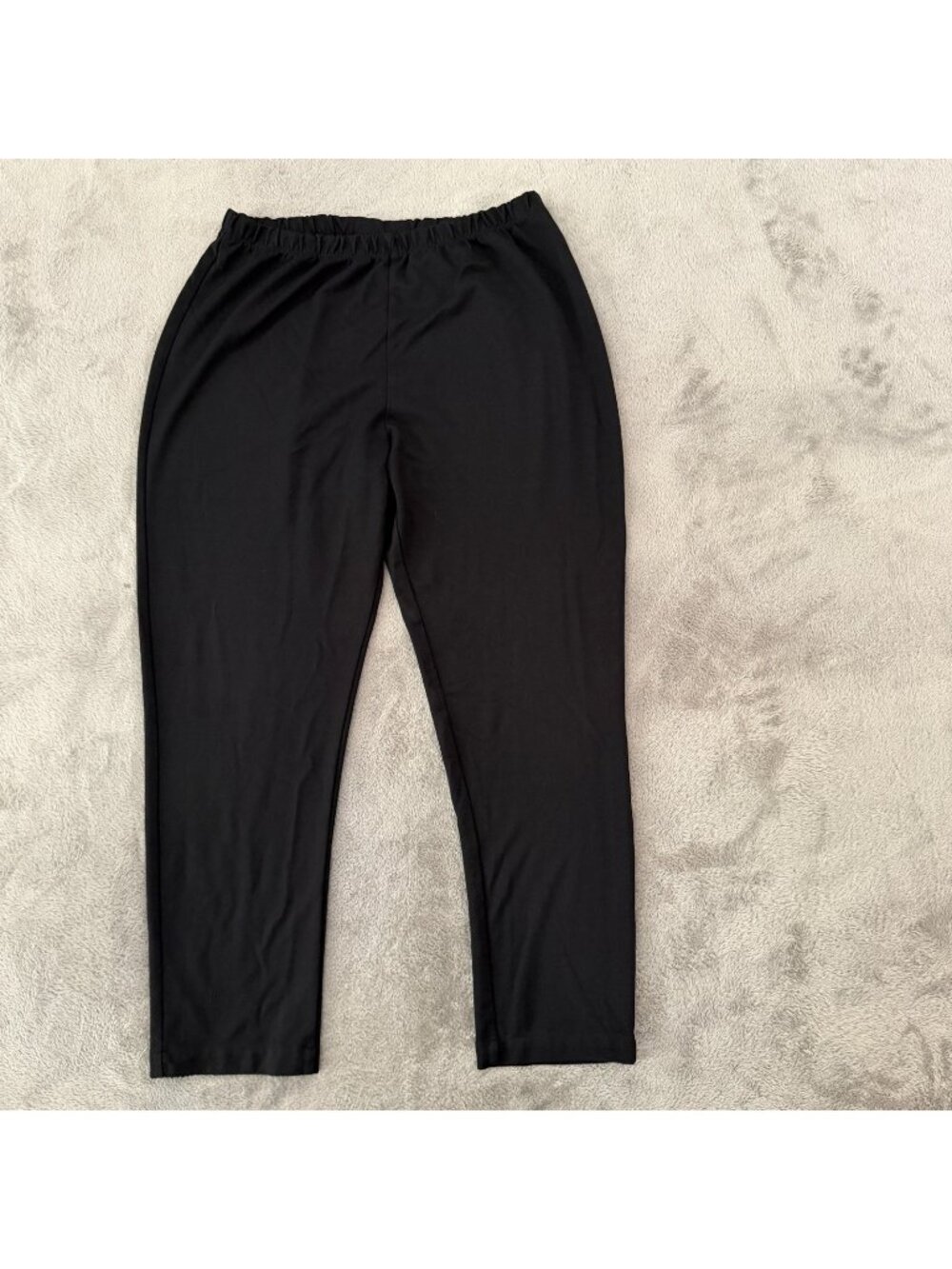 Bryn Walker Black Pull On Knit Pants Womens SMALL Lagenlook Artsy Classic